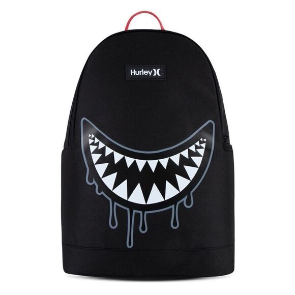 Hurley Graphic Backpack Black Shark - Picture 1 of 8